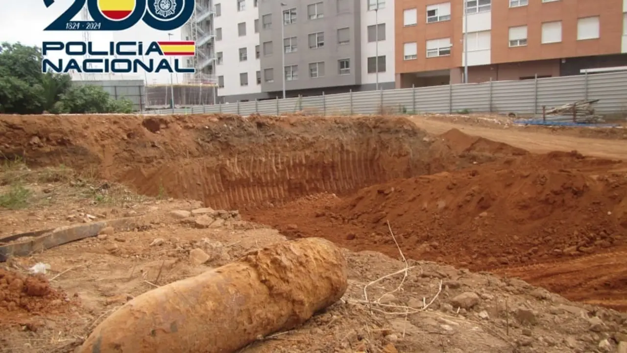 Bomba localizada. | Europa Press.