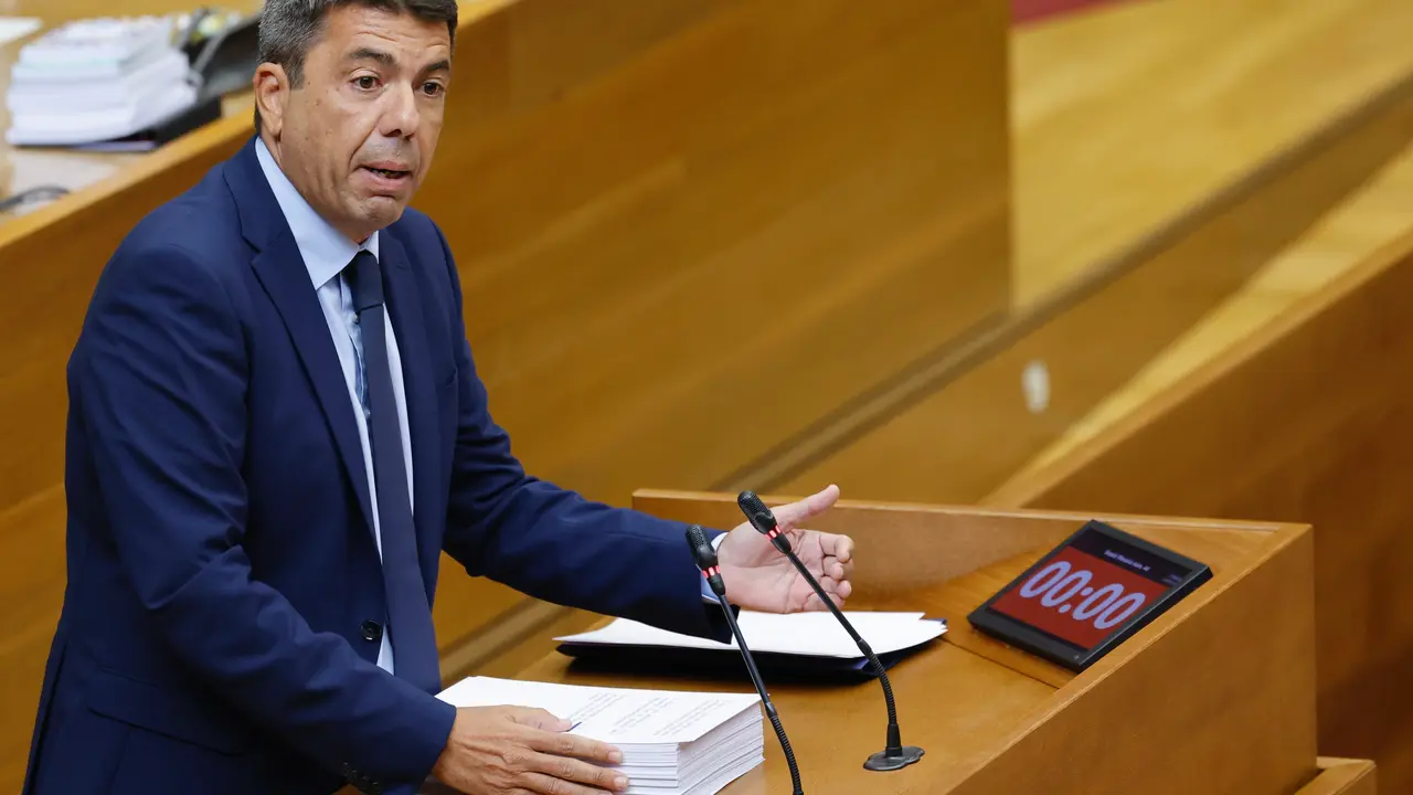 El president de la Generalitat, Carlos Maz&oacute;n. | Europa Press.
