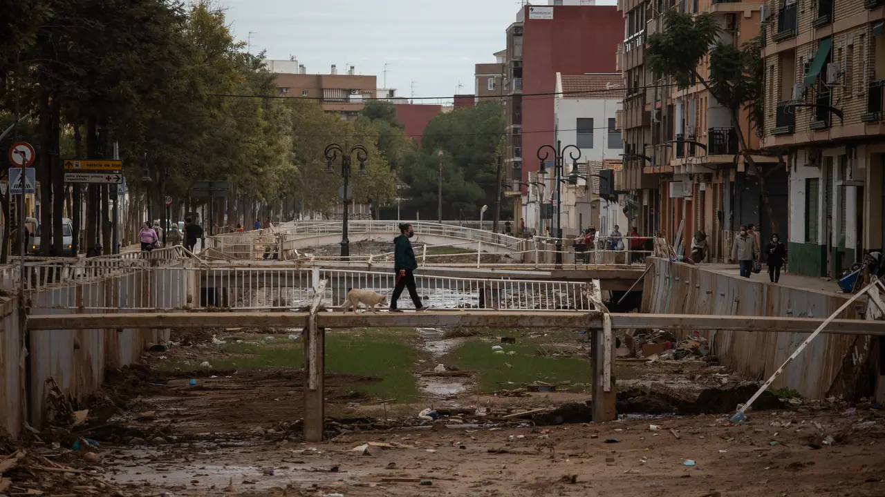 Un puente de Aldaia, en imagen de archivo tras la dana. | Alejandro Mart&iacute;nez V&eacute;lez - Europa Press