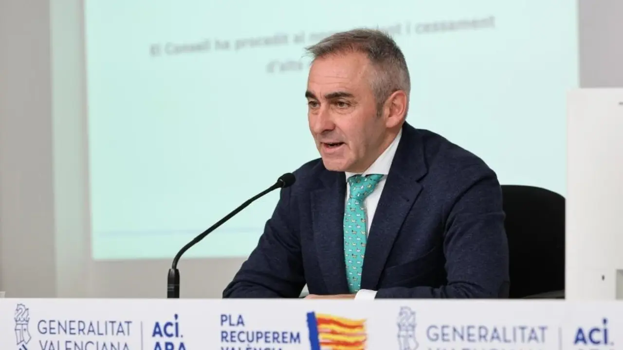 El l portavoz del Consell y conseller de Agricultura, Agua, Ganader&iacute;a y Pesca, Miguel Barrachina
- GVA