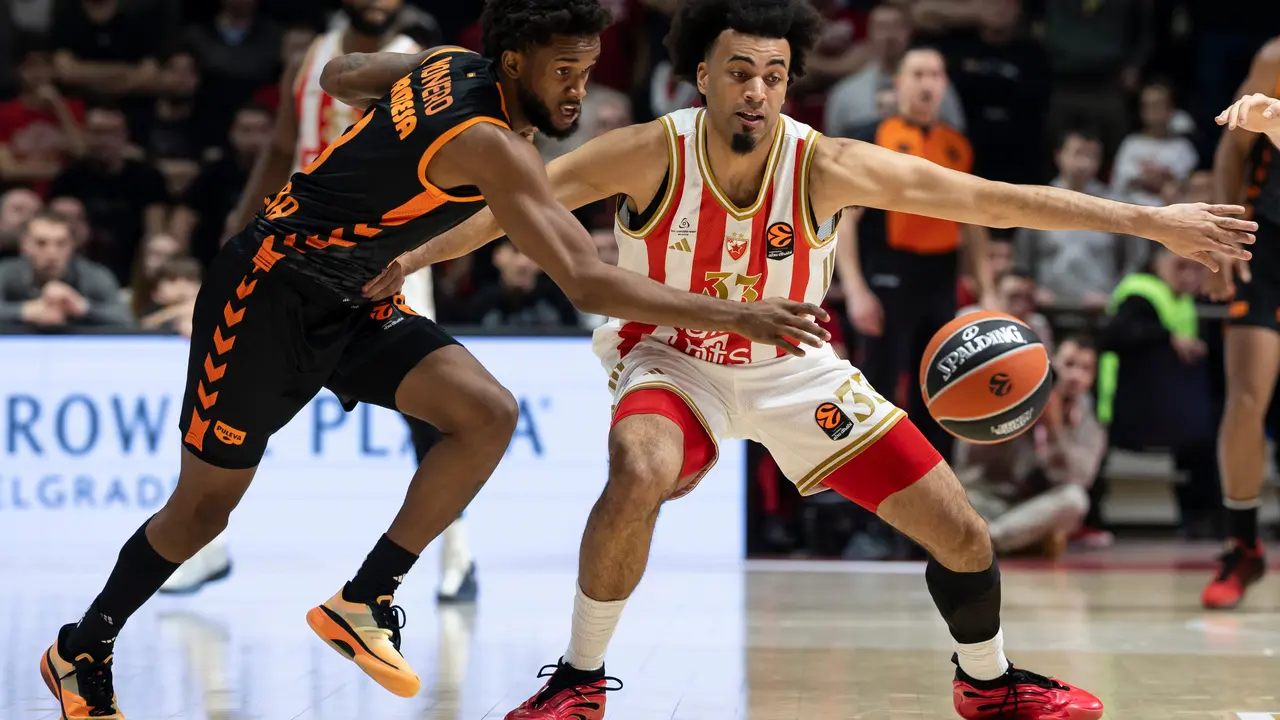 Un lance del partido | @valenciabasket / X