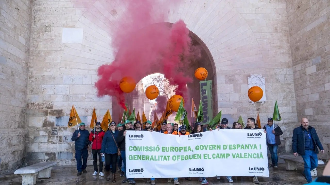 Imagen de recurso de una protesta de La Uni&oacute;. | Europa Press.