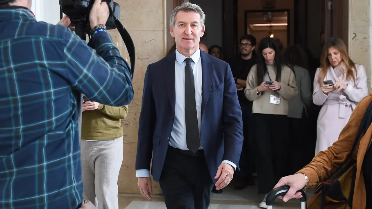 El presidente del Partido Popular, Alberto N&uacute;&ntilde;ez Feij&oacute;o. | Europa Press.