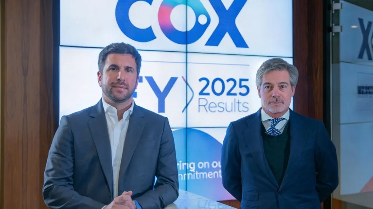 Enrique Riquelme, presidente ejecutivo de Cox, y Nacho Moreno, CEO de Cox | Foto de Cox