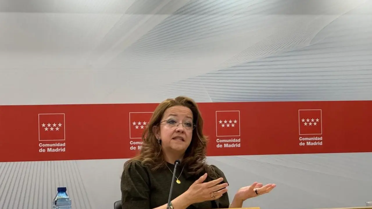 F&aacute;tima Matute, durante una rueda de prensa