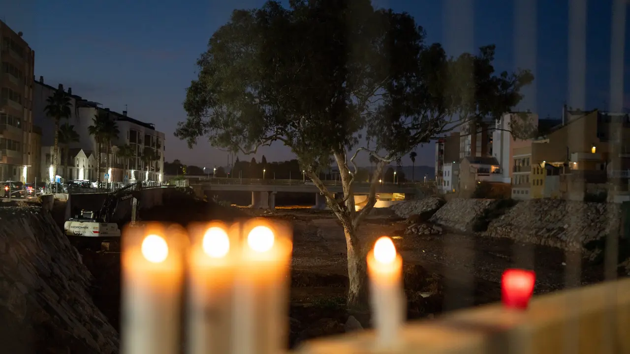 Homenaje a las v&iacute;ctimas de la dana en la Rambla del Poyo, en Paiporta | EP