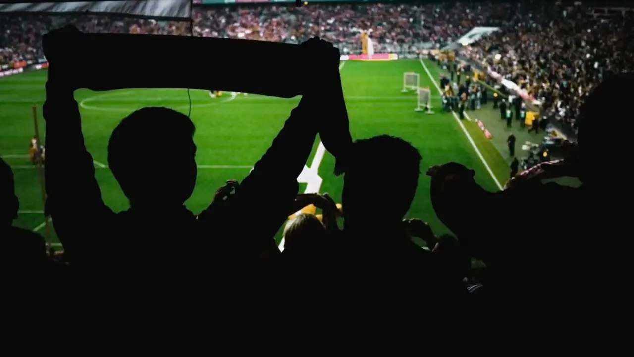 Aficionados en un estadio de f&uacute;tbol | Foto de 123RF/123ucas