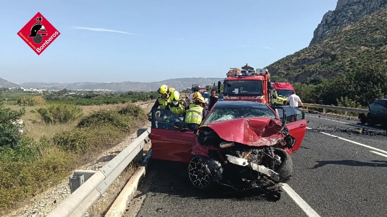 Imagen del siniestro | Consorcio Provincial de Bomberos de Alicante