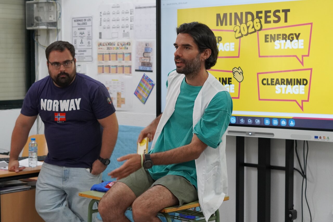 Un momento del Evento Mindfest de Quirónsalud sobre salud mental en el Poligono Sur. | quirónsalud